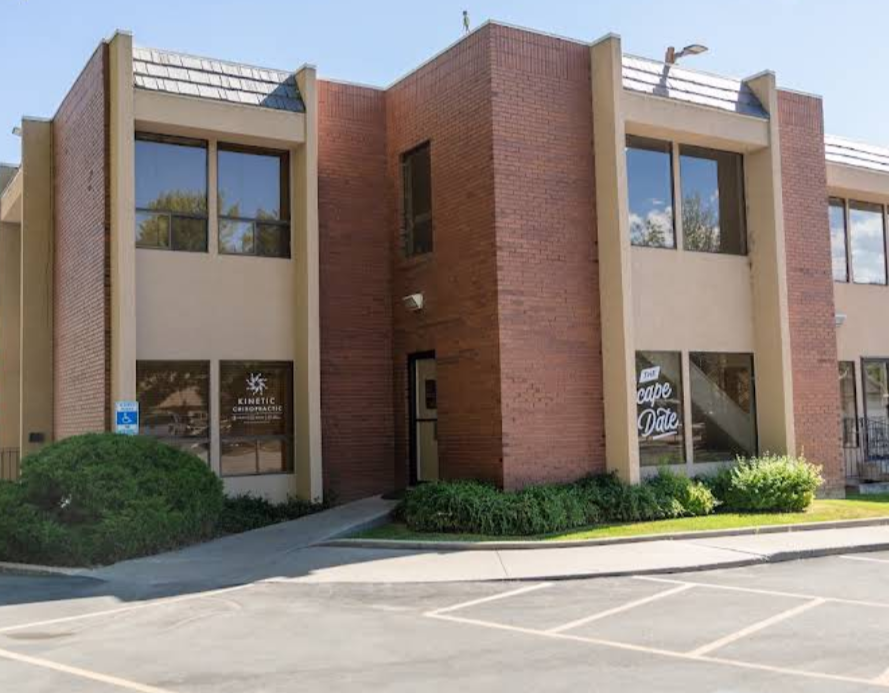 Exterior of the Kinetic Chiropractic office building at 405 S 100 E, Pleasant Grove, Utah